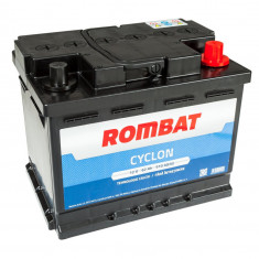 Acumulator Rombat Cyclon 62Ah si curent pornire la rece 510A polaritate Dreapta (+)
