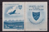 1945 - OSP Posta Aeriana cu vinieta, neuzata