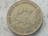 AFRICA CENTRALA-25 FRANCS 1983