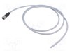 Conector M12 mamă 5 pini drept cu cablu 1,5m HARTING PVC Cod A DeviceNet/CANopen