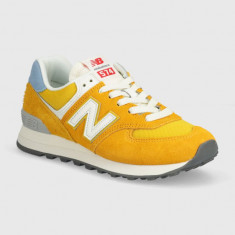 New Balance sneakers 574 culoarea galben, WL574YJ2