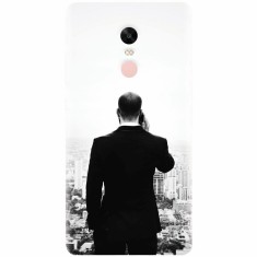 Husa silicon pentru Xiaomi Remdi Note 4X, Man In Suit foto