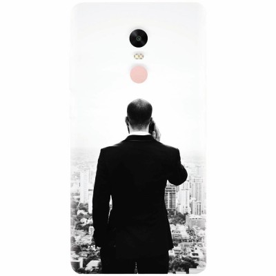 Husa silicon pentru Xiaomi Remdi Note 4X, Man In Suit foto