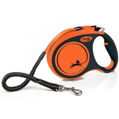 Flexi XTREME lesa L pana 65kg, 5m cablu ? portocale foto