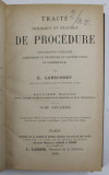 TRAITE THEORETIQUE ET PRATIQUE DE PROCEDURE par E. GARSONNET , TOME DEUXIEME , 1898