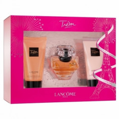 Seturi Femei, Lancome Tresor Apa de Parfum 50 ml + Lotiune de corp 50 ml + Gel de du? 50 ml, 50 + 50 + 50ml foto