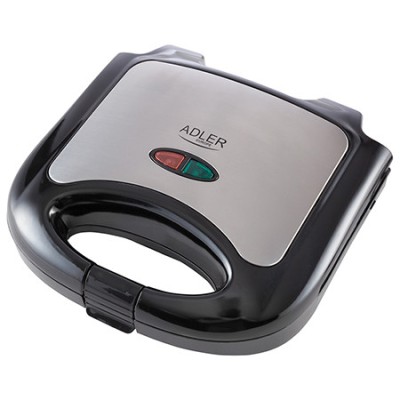 Sandwich maker Adler, 850W, capacitate pentru 2 sandwich-uri foto