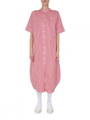 Rochie LACOSTE STRIPED DRESS EF4269 XG4 Rosu foto