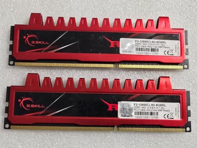 Kit memorie RAM desktop G.SKILL Ripjaws 8GB (2x4GB) 1600Mhz DDR3 F3-12800CL9D-8GBRL foto