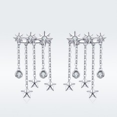 Cercei Din Argint - Shining Star - cod ARG298A