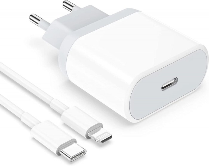 Incarcator iPhone, Vigeer, Compatibil 14/13/13 Mini/13 Pro/13 Pro Max/12/11/XS/XR/X/8, USB C, 20 W, Alb
