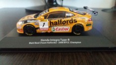 Macheta HONDA INTEGRA TYPE-R BTCC 2006 - Atlas, scara 1/43, noua. foto