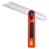 Echer reglabil Kapro 301 cu nivela si rigla din inox pentru unghiuri