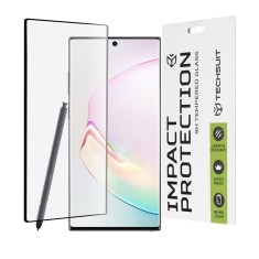 Techsuit - 111D Full Cover / Full Glue Glass / 3D Curved Screen - Samsung Galaxy Note 10 4G / Note 10 5G - Black foto