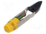 Lampă LED galbenă T5,5 24V EAO, 1 diodă, 280mcd