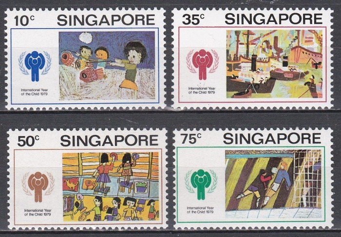 Singapore 1979 - Anul Internațional al Copilului - Desene de copii, MNH