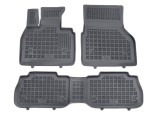 Covorase Auto Cauciuc Dedicate BMW iX I20 2021- Rezaw, Tip Tavita, Negre, Bordura Inalta