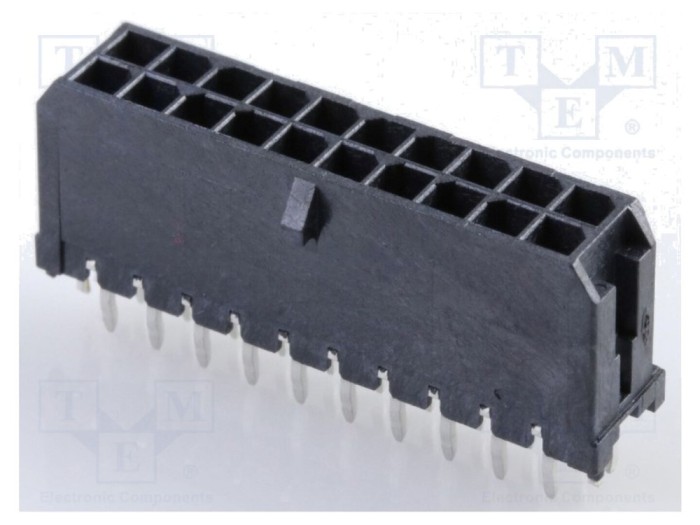 Conector cablu-placă 20 pini, THT