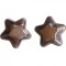 Forma pentru Tarte, Set 2 forme, Stea, Maro, 10 cm, 405COF