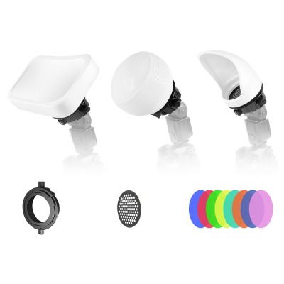 LENSGO D1235 Silicon Diffuser pentru blitz speedlite. foto