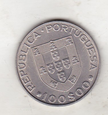 bnk mnd Portugalia 100 escudos 1984 unc foto