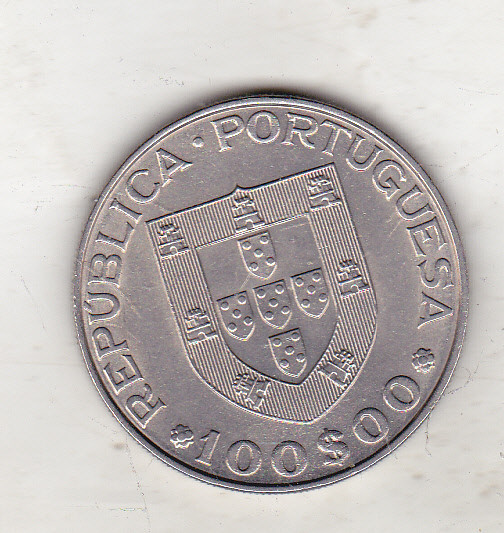 bnk mnd Portugalia 100 escudos 1984 unc