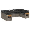 Patio Sofa Set 9-Locuri Grey