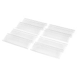Cumpara ieftin Set 8 piese organizator pentru condimente, 33 x 11.5 x 4.2 cm, plastic, transparent