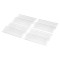 Set 8 piese organizator pentru condimente, 33 x 11.5 x 4.2 cm, plastic, transparent
