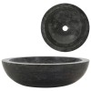 Gossi chiuveta, negru, 40 x 12 cm, marmura