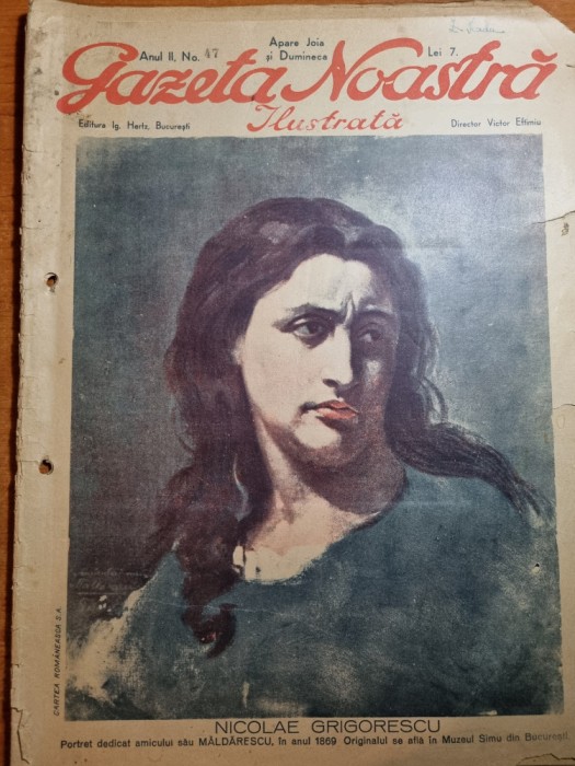 gazeta noastra 1929-albert einstein,inmormantarea lui th. d. sperantia