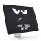 Husa pentru monitor Apple iMac 24&quot;, Kwmobile, Negru/Alb, Textil, 55052.01