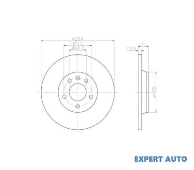 Disc frana Volkswagen VW SHARAN (7M8, 7M9, 7M6) 1995-2010 foto