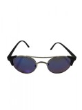 Ochelari de soare dama, Negru, Metal, Albastru, Oem