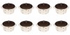 Set boluri supa, 8 piese, 650 ml, Ceramica, Bej print