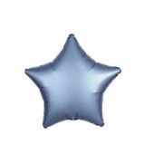 Balon Folie Satin Stea Graphite- 45 cm