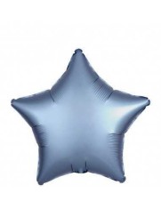 Balon Folie Satin Stea Graphite- 45 cm foto