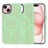 Husa MagSafe pentru Apple iPhone 15, Techsuit, HaloFrost, Verde Deschis