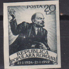 A 25-A ANIVERSARE A MORTII LUI V.I. LENIN LP. 250A MNH