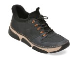 Ghete RIEKER bleumarin, 45963, din piele ecologica