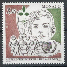 Monaco 1985 Mi 1699 MNH - Anul Internațional al Tineretului