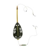 Montura Method Feeder Bazar Pescuit 60 g, fir Textil X8, Bait Spin 0.7 mm, carlig Nr.7