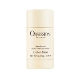 Deodorant stick Calvin Klein Obsession, 75 ml, damă, antiperspirant, hidratare, parfum eteric