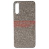 Husa Samsung Galaxy A70, TPU, Piele Ecologica, Denim, Gri