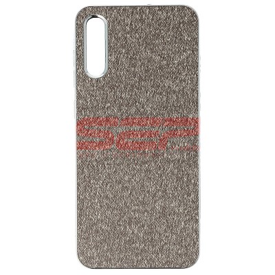 Toc TPU Leather Denim Samsung Galaxy A70 Grey foto