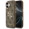 Husa pentru Apple iPhone 17, Guess, Big 4G Logo Classic, Maro Aurie