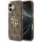 Husa pentru Apple iPhone 17, Guess, Big 4G Logo Classic, Maro Aurie