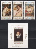Bulgaria 1977 - 400 de ani de la nașterea lui Peter Paul Rubens, Serie + Colita, MNH, Nestampilat