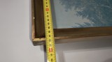 Cumpara ieftin TABLOU VINTAGE 64 X 58 CM - RAMA LEMN