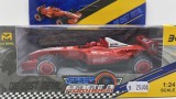 Macheta Formula 1 din metal rosie scara 1:24
